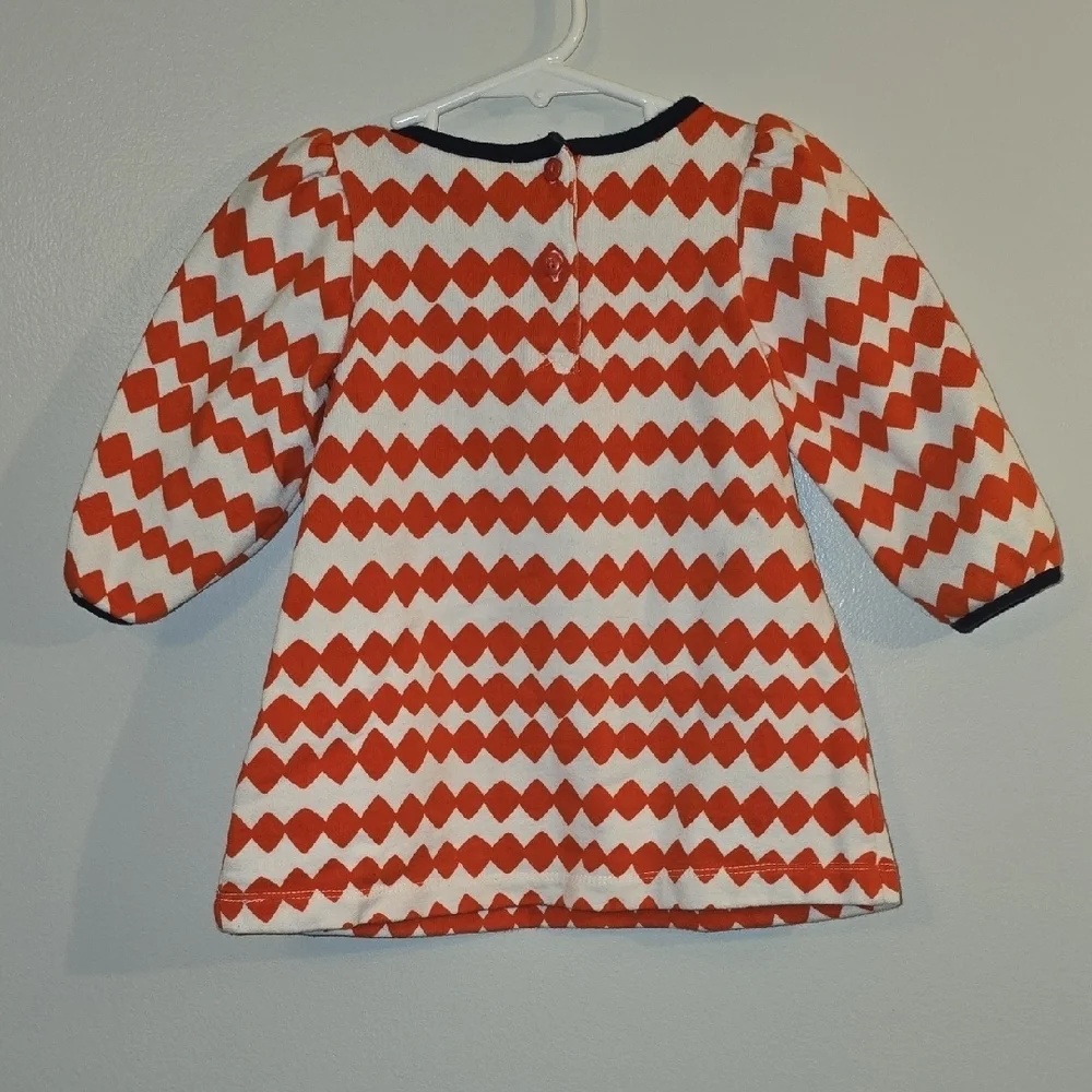 Gymboree Red and White Geometric Dress LOT-R2
